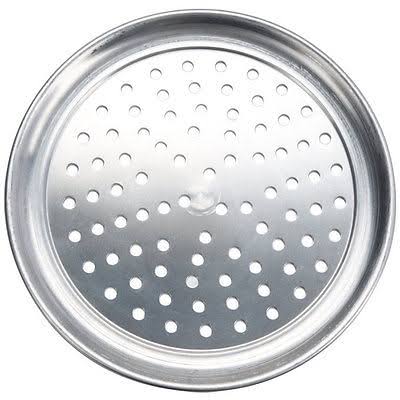 8" Perforated Heavy Weight Aluminum Pizza Pan Z378491