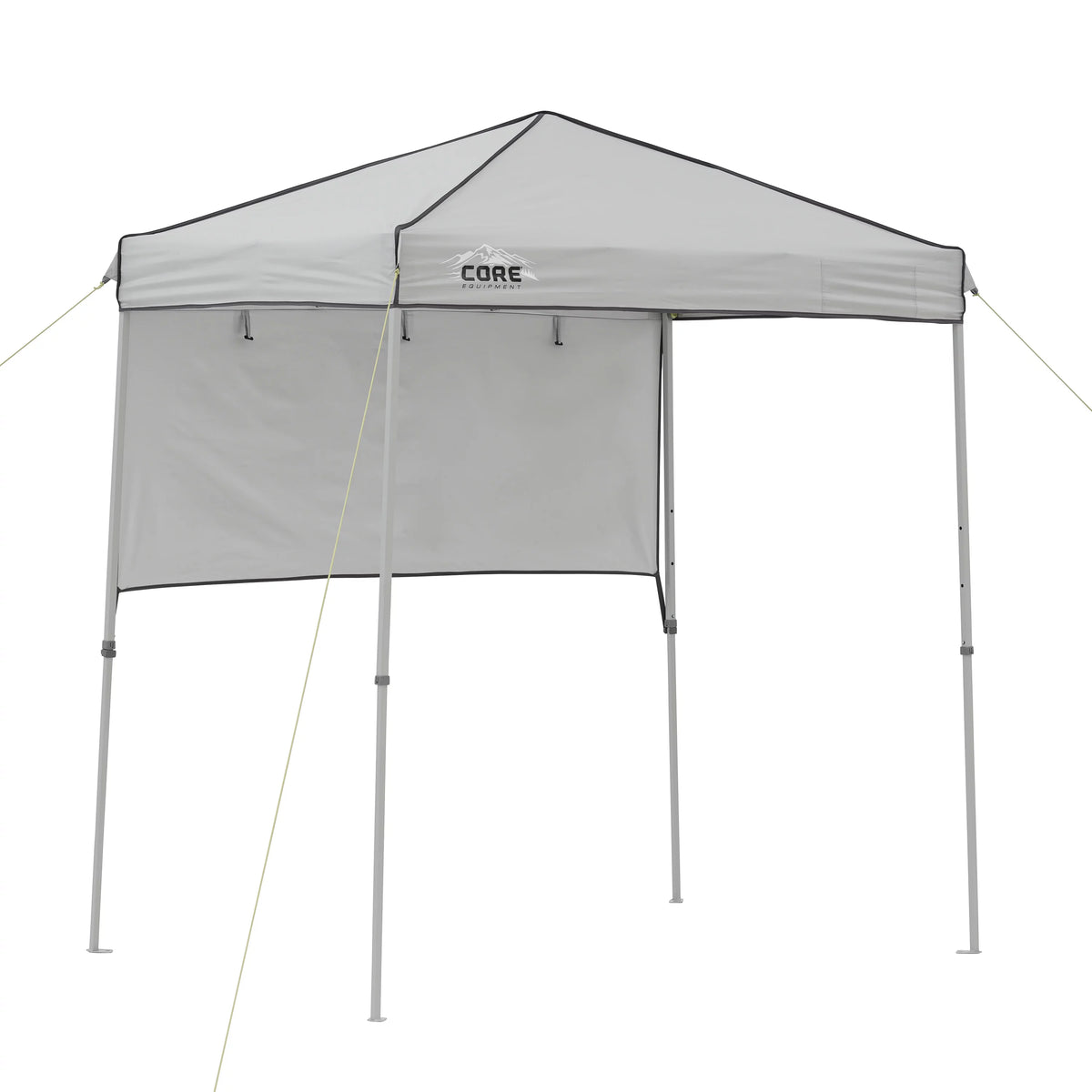 6 x 4 Ft Pop Up Instant Tent Canopy with Half Sun Shade, Gray L105