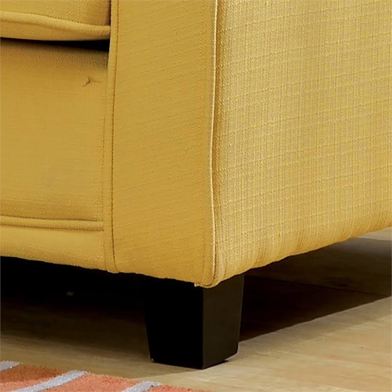Yellow Fabric Accent Chair I66626
