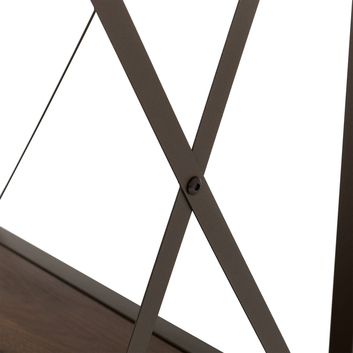 Black Wood/Metal Console Table X82555