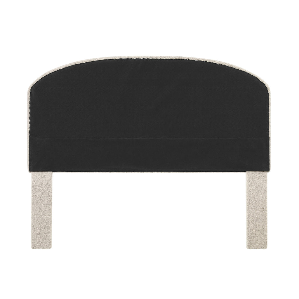 Natural Sherpa Full/Queen Headboard B7252