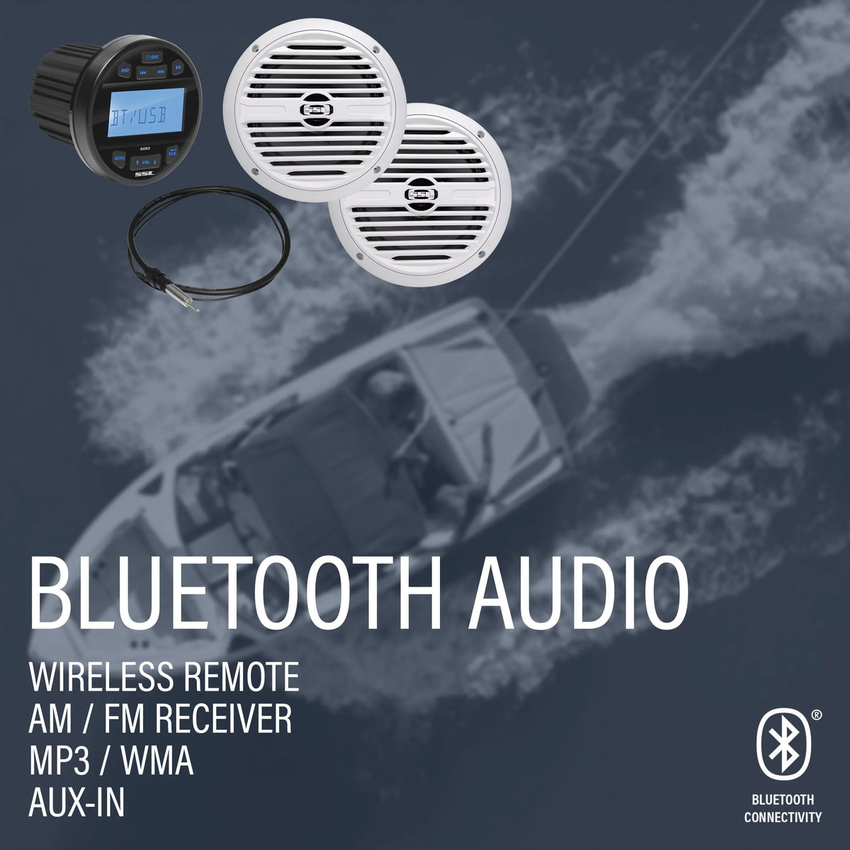 Marine Stereo System Speaker Audio Package R669986