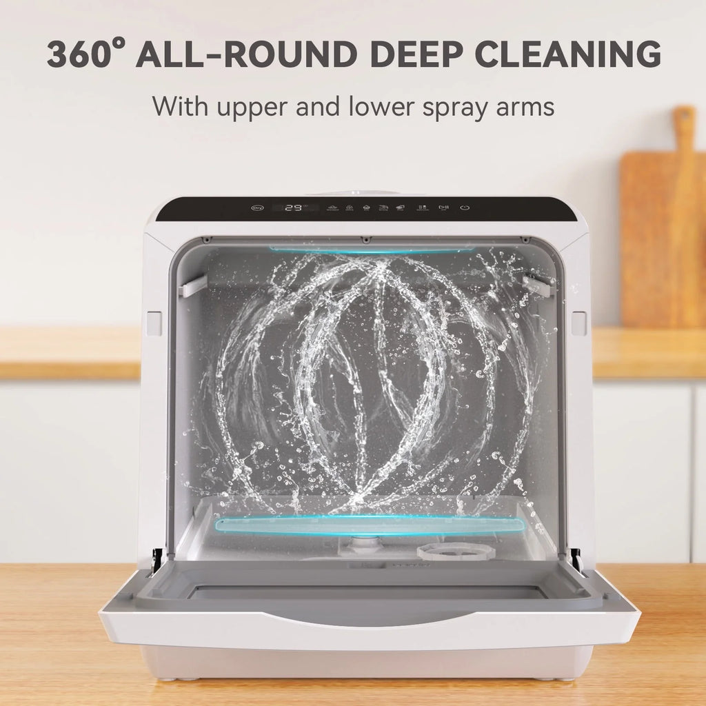 Portable Countertop Dishwasher with 5L Built-in Water Tank U304225
