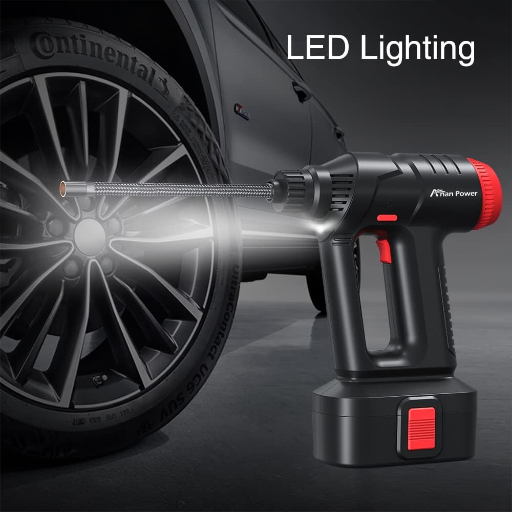 12V Cordless Tire Inflator Air Compressor with Digital Pressure Gauge Q45506