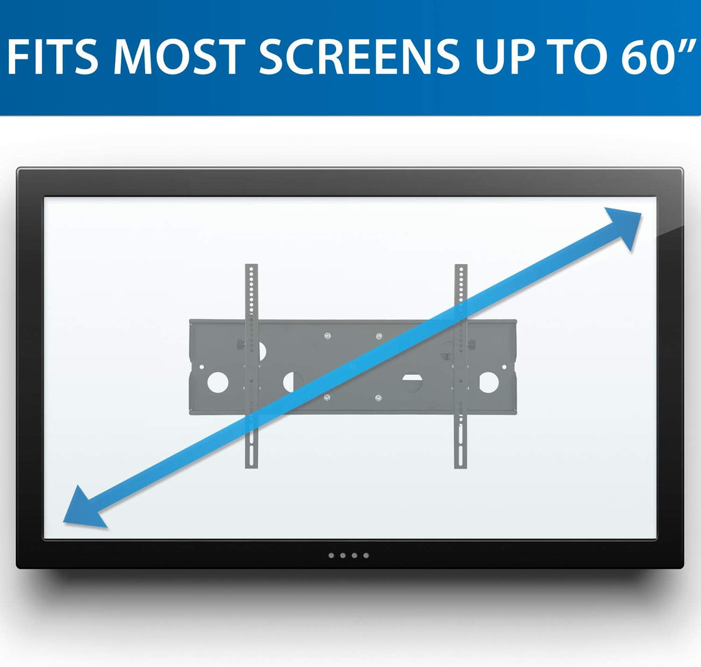 Full Motion TV Mount for 32-60 Flat Screens Black F123