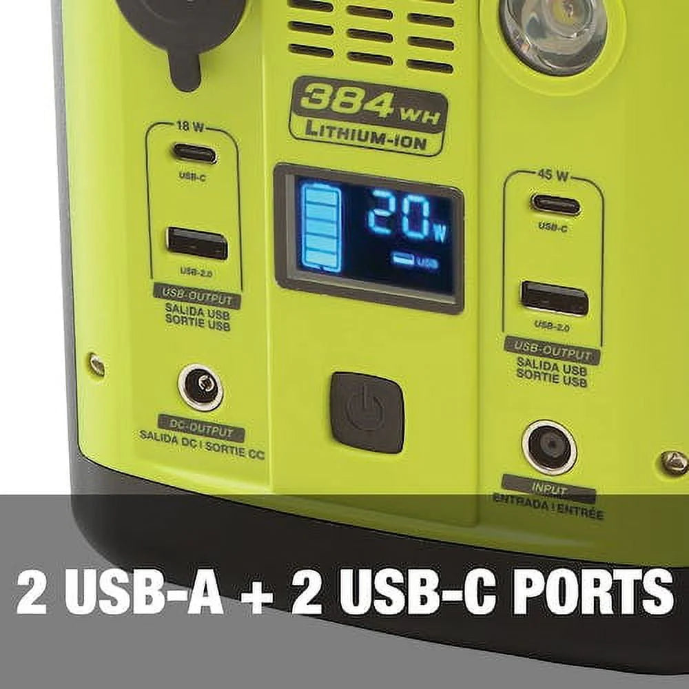Portable Power Generator with Outlets and USB Ports P37161
