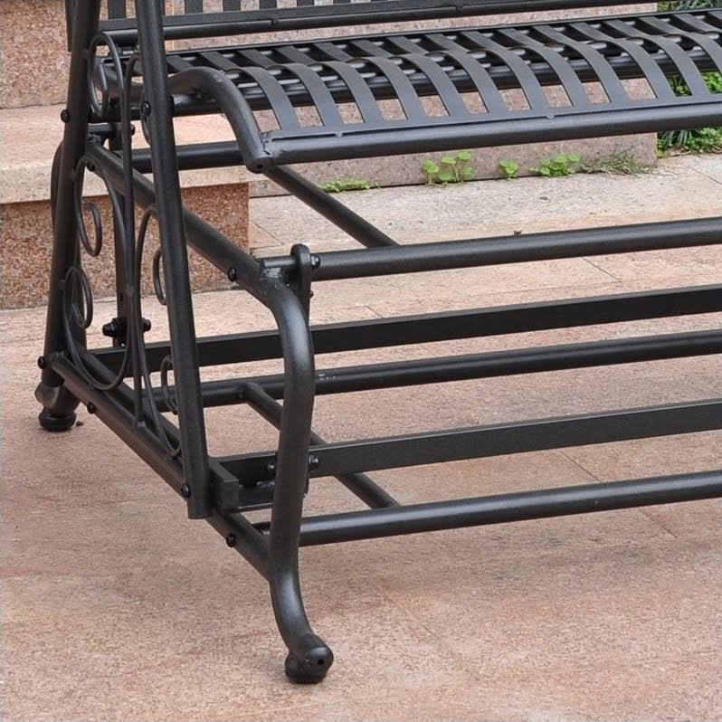 Black Iron Patio Double Glider K4623