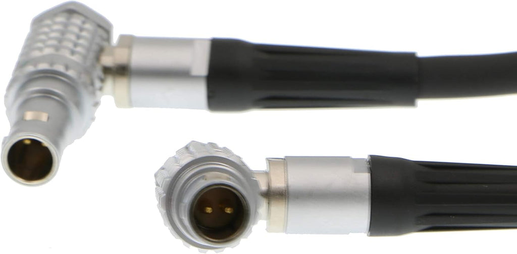 2 Pin Male Right Angle to 2 Pin Camera Power Cable Pack of 2 M6602