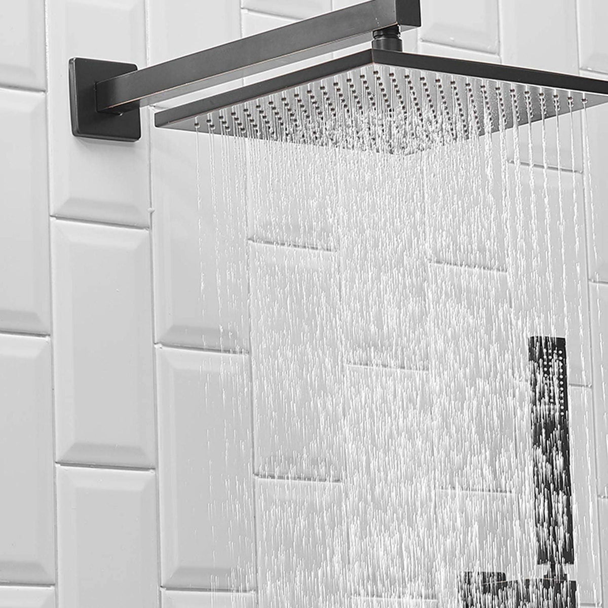 Oil Rubbed Bronze Complete Shower System with Rough-In Valve N501
