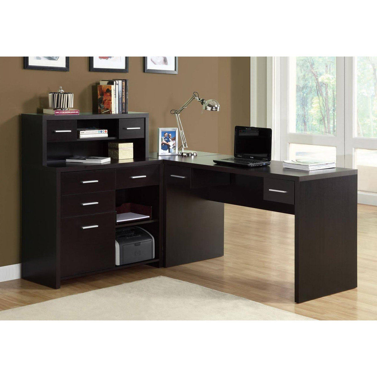 Cappuccino Particle Board Computer Desk P880627