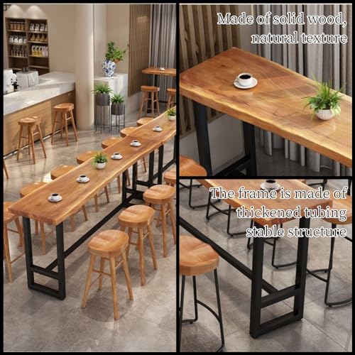 Solid Wood Bar Height Table 160cm long A215