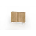 Slim 2-Door Storage Cabinet, Golden Maple W2881