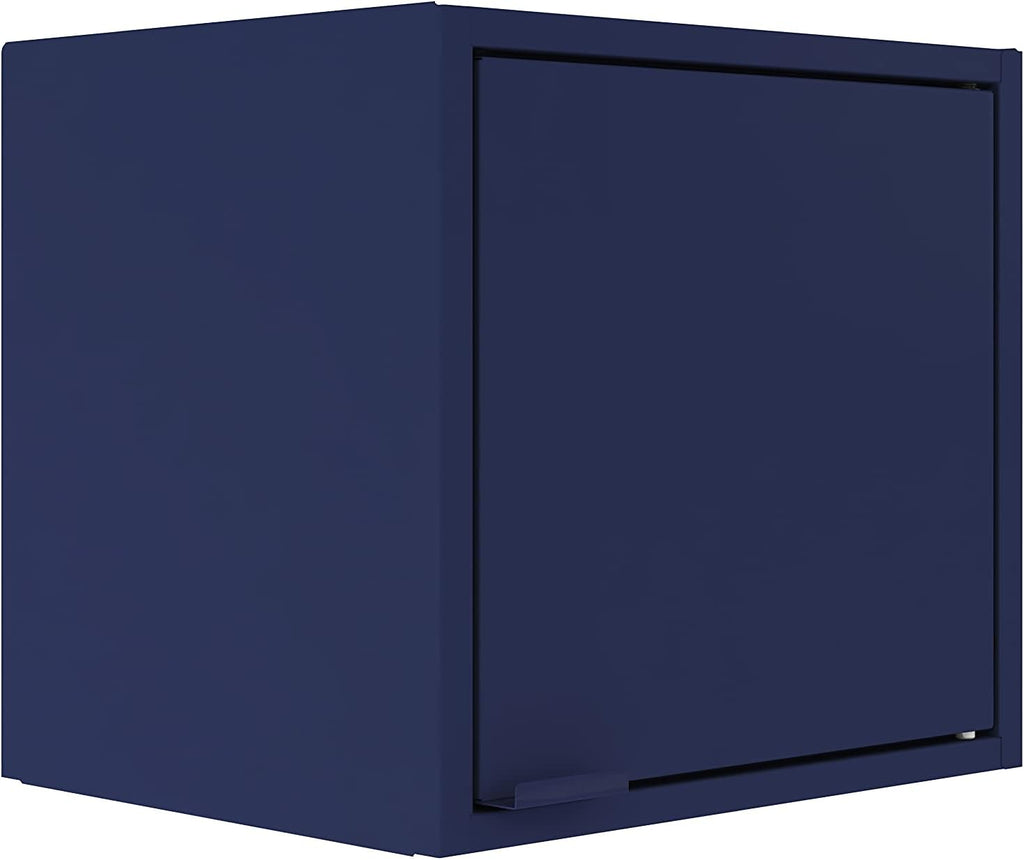 White Wall-Mounted Floating Steel Niche Cabinet L287