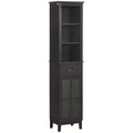 Slim Bathroom Storage Cabinet with Door & Shelves X46331