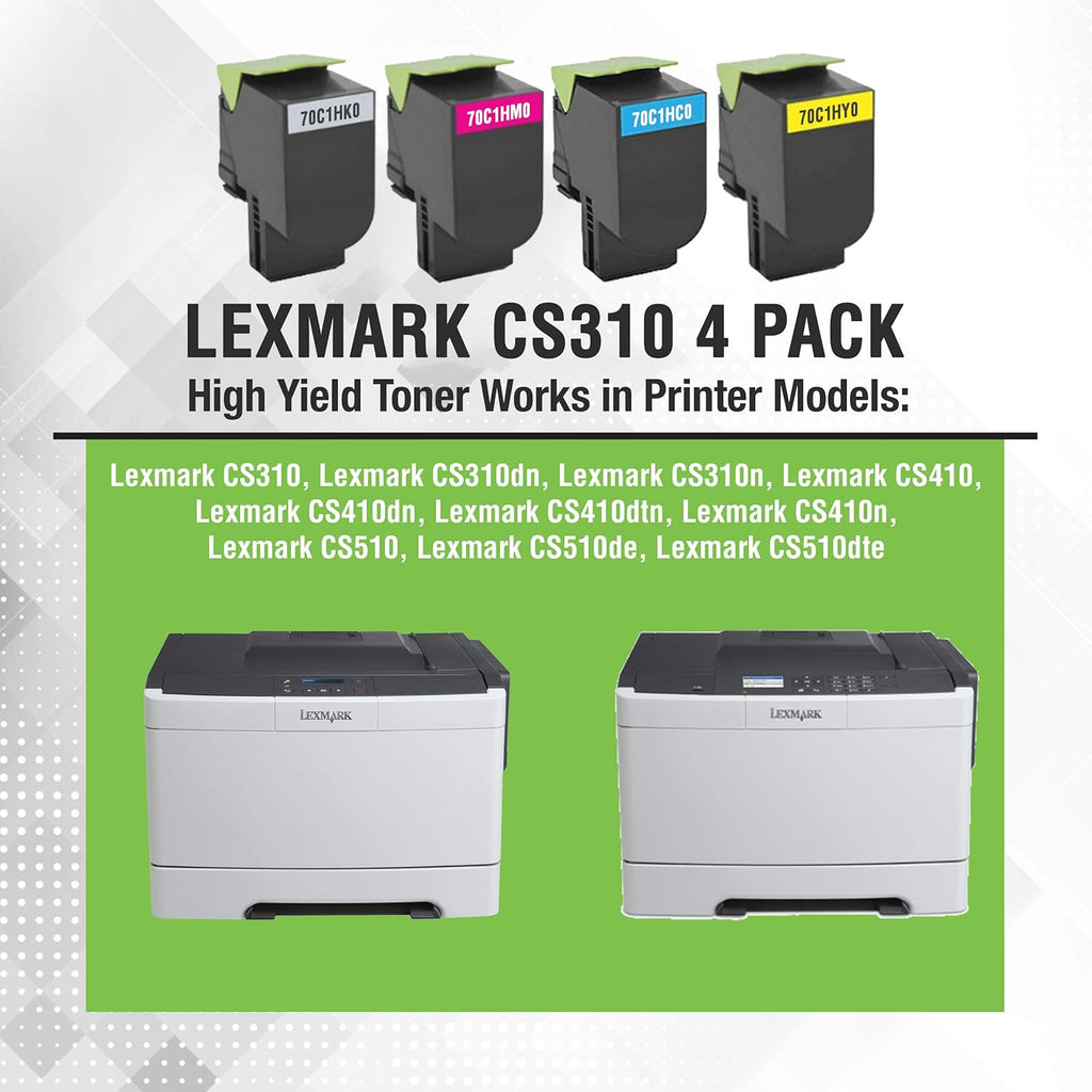 Compatible Replacement Toner Cartridge 4 Pack C2206