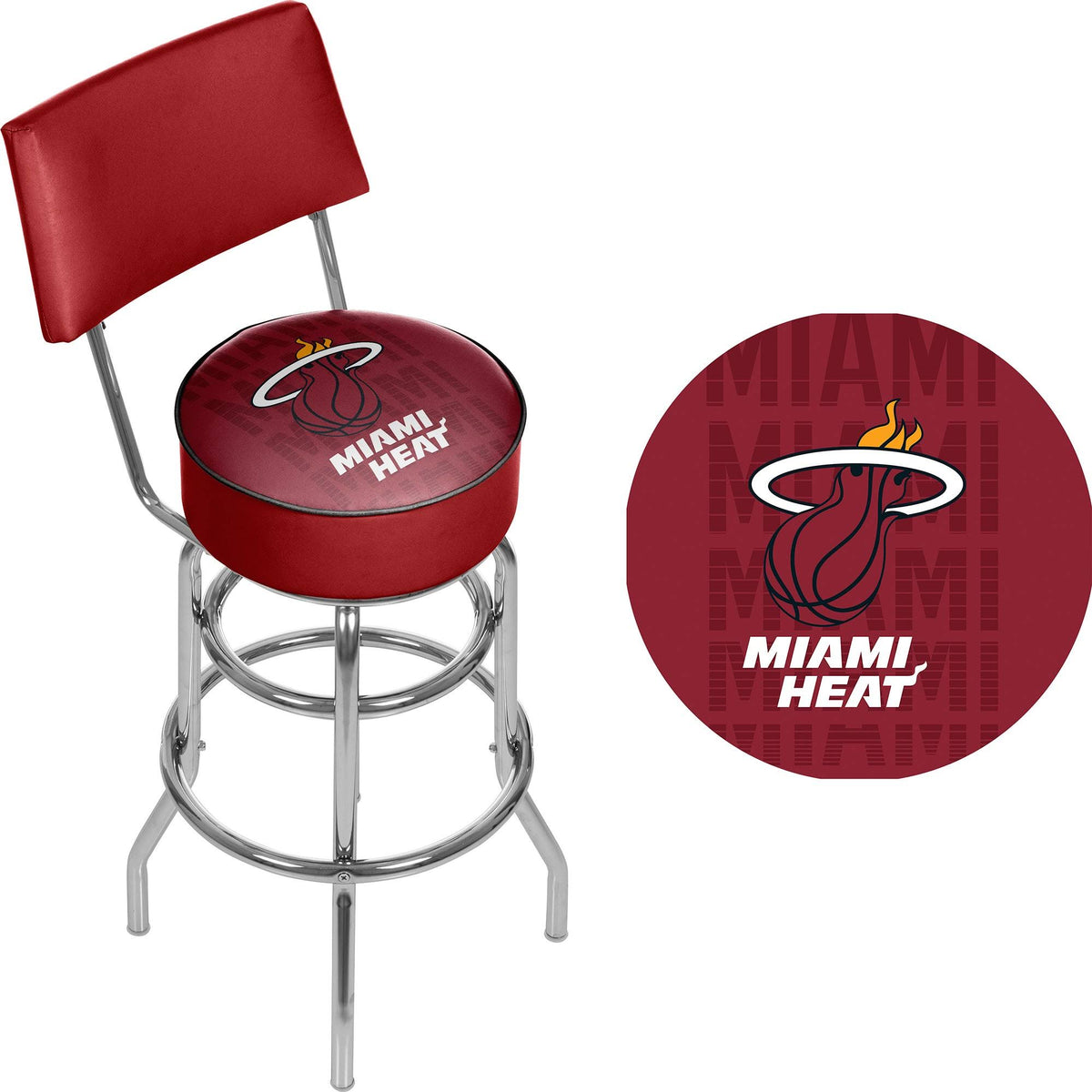 Swivel Bar Stool with Back R43874