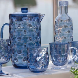 Water Glass Set 6 pcs Blue W8444