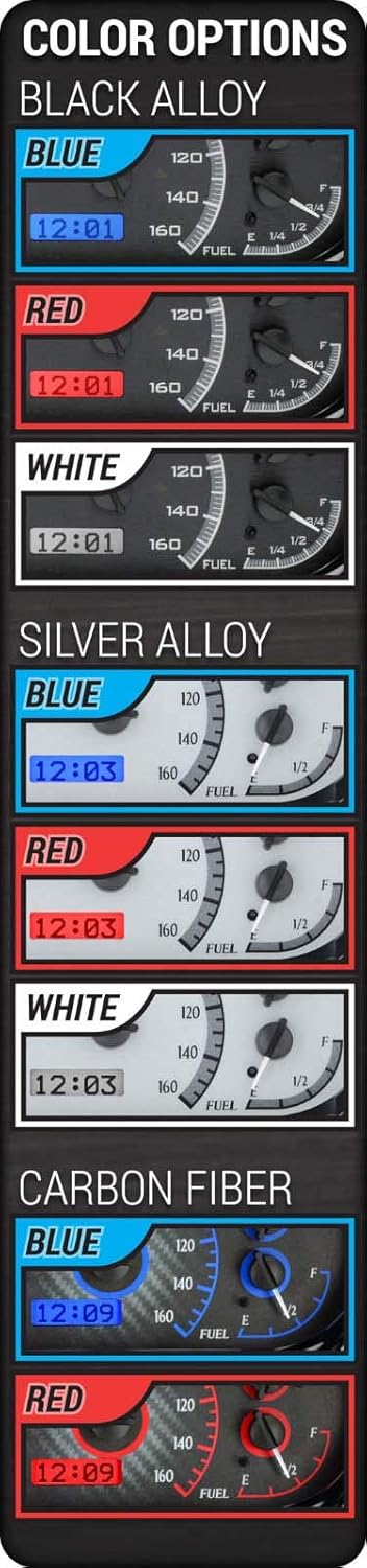 Analog Dash Gauge System Q41596