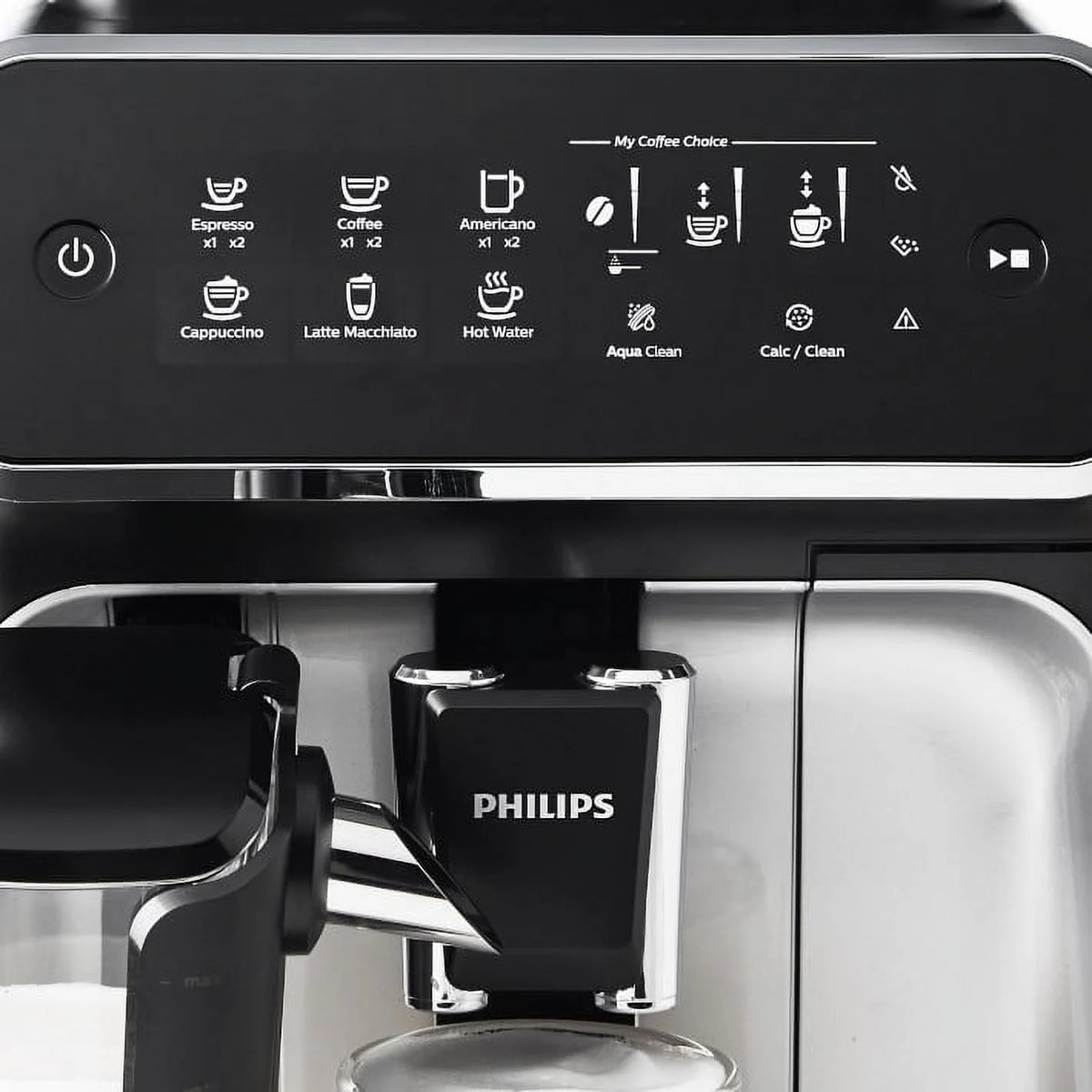 Fully Automatic Espresso Machine with LatteGo, Silver L968301