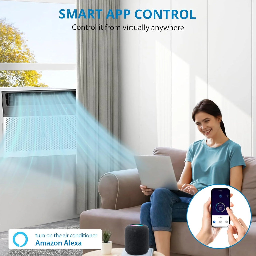 8000 BTU Window Air Conditioner with Remote Control C4840