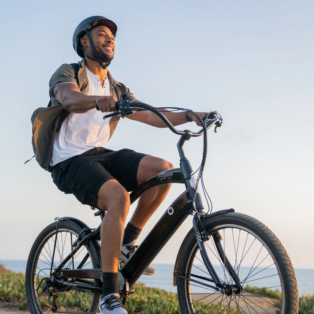 Black 26" 36V Electric Cruiser E-Bike with Pedal-Assist J8894