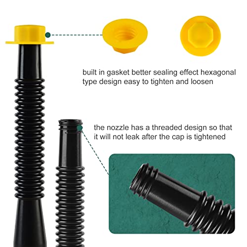 Black Gas Can Nozzle Replacement Kit C342