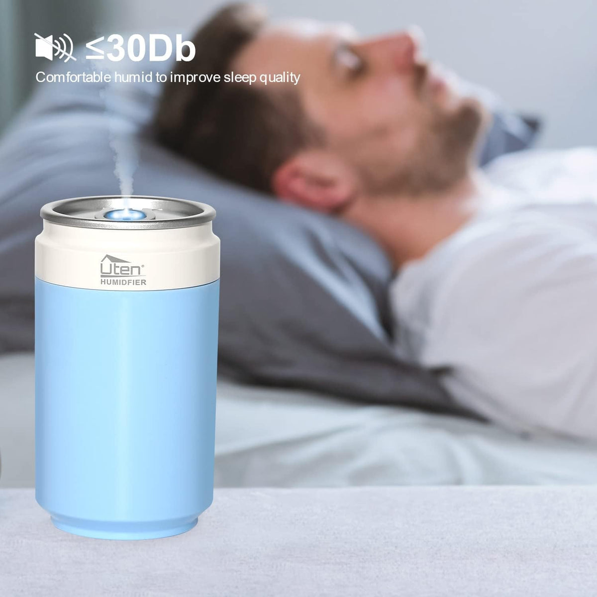 USB Powered Portable Humidifier with 2 Mist Modes E13347