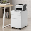 White 4-Drawer Vertical Filing Cabinet K653