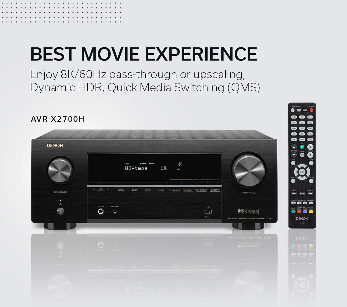 8K Ultra HD 7.2 Channel AV Receiver B176079