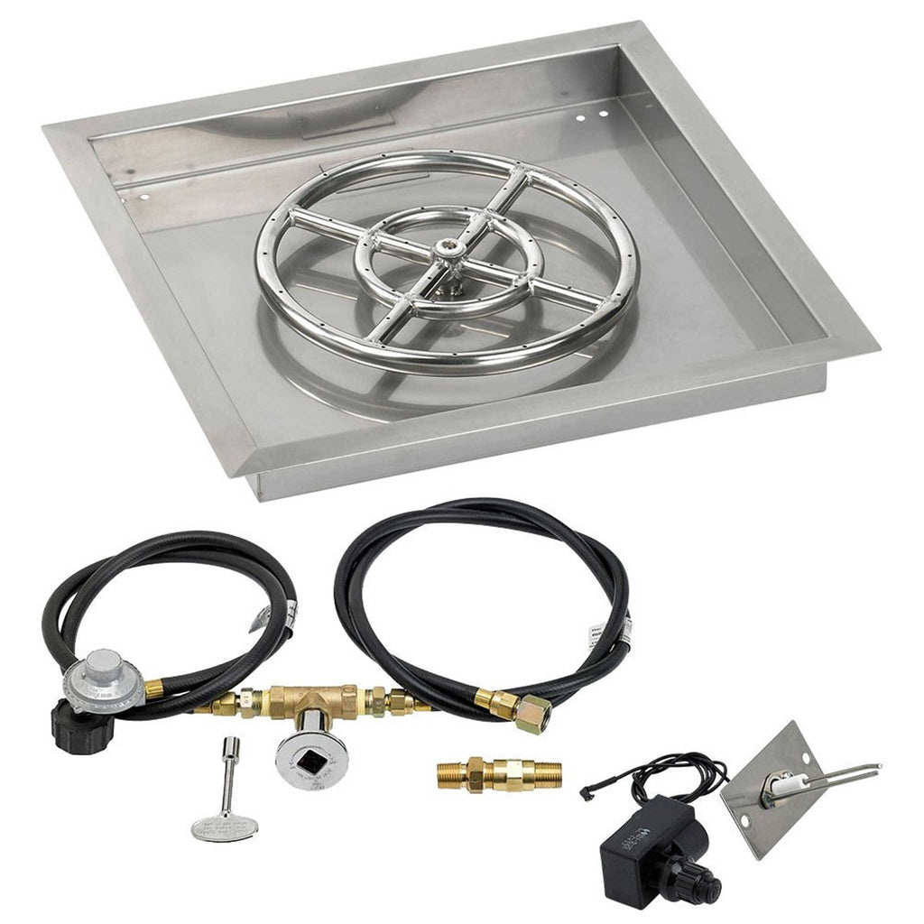 30x22 Stainless Steel Drop-In Pan with Match Light Kit G592