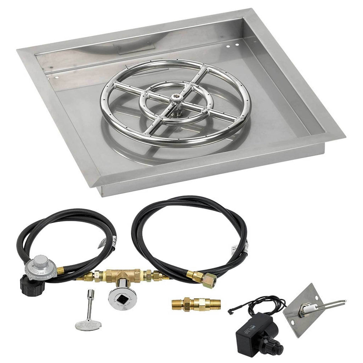 30x22 Stainless Steel Drop-In Pan with Match Light Kit G592