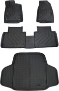 All-Weather Rubber Car Floor Mats & Cargo Trunk Liners Set M280631