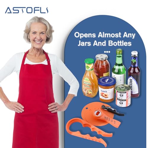 5 Pack Bottle Opener Jar Opener with Silicone Rubber Jar Opener Gripper Pad P226753