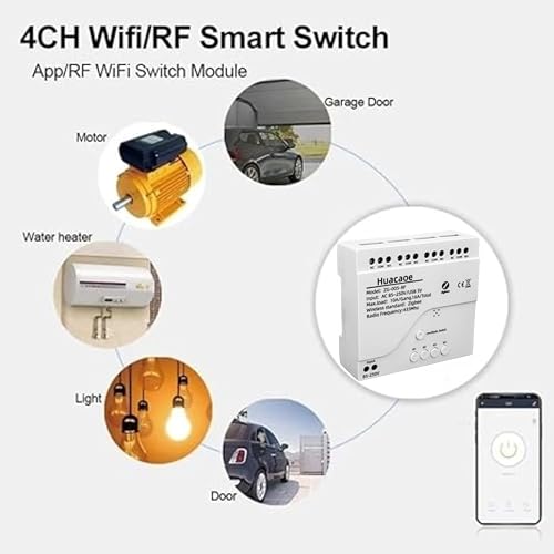 Zigbee 4CH DC7-32V USB 5V Relay Smart Switch Module Z376874