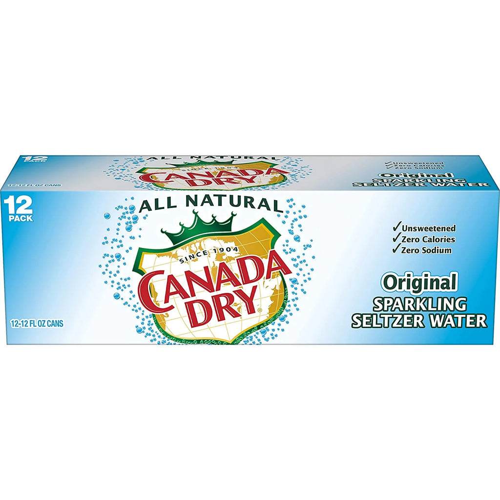 12 oz. Cans Sparkling Seltzer Water (Pack of 12) U740