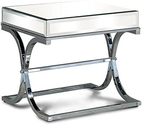 Contemporary Glass Top End Table I330
