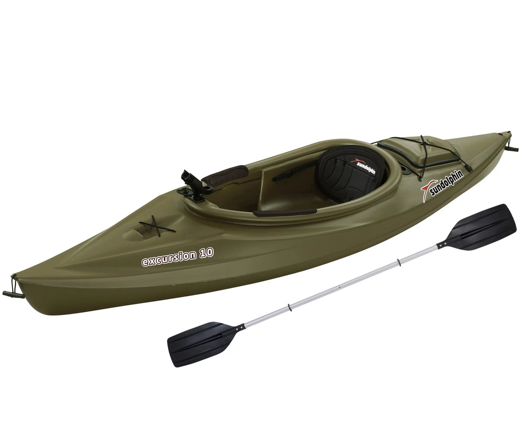 10 Ft. Sit-in Fishing Kayak Olive V973104