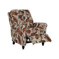 Warm Multi Floral Push Back Recliner Chair V96329