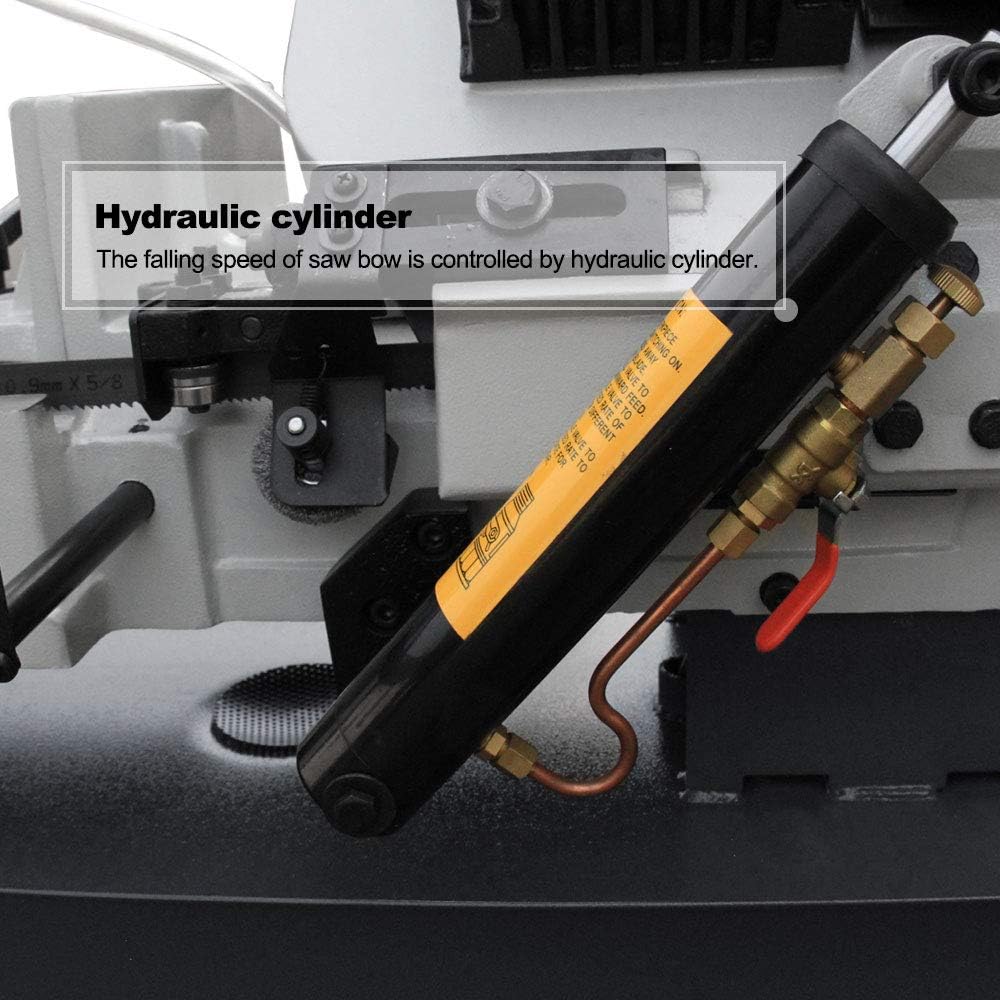 Metal Cutting Horizontal Band Saw 7"x12" Capacity with 1.5HP motor A950