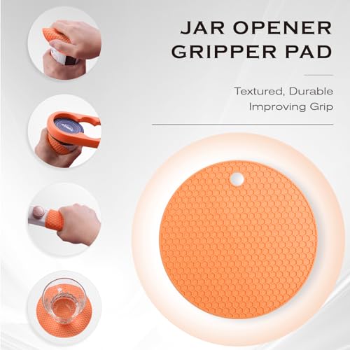 5 Pack Bottle Opener Jar Opener with Silicone Rubber Jar Opener Gripper Pad P226753