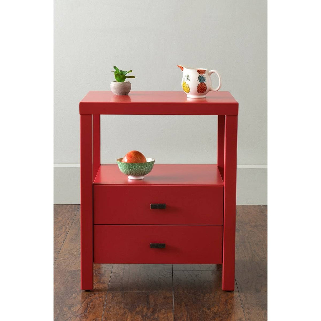 Acacia Accent Table Orange Q3072