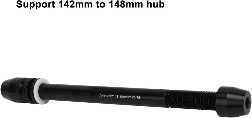 Thru Axle Adapter for Rear Wheel Attachment Trainer, Aluminum Alloy Bike Trainer Axle X4104