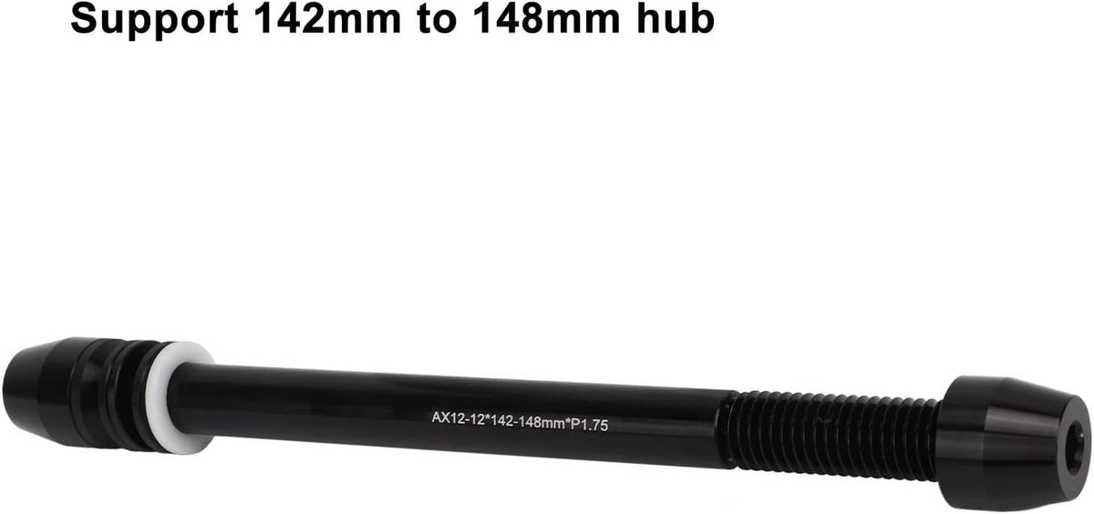 Thru Axle Adapter for Rear Wheel Attachment Trainer, Aluminum Alloy Bike Trainer Axle X4104