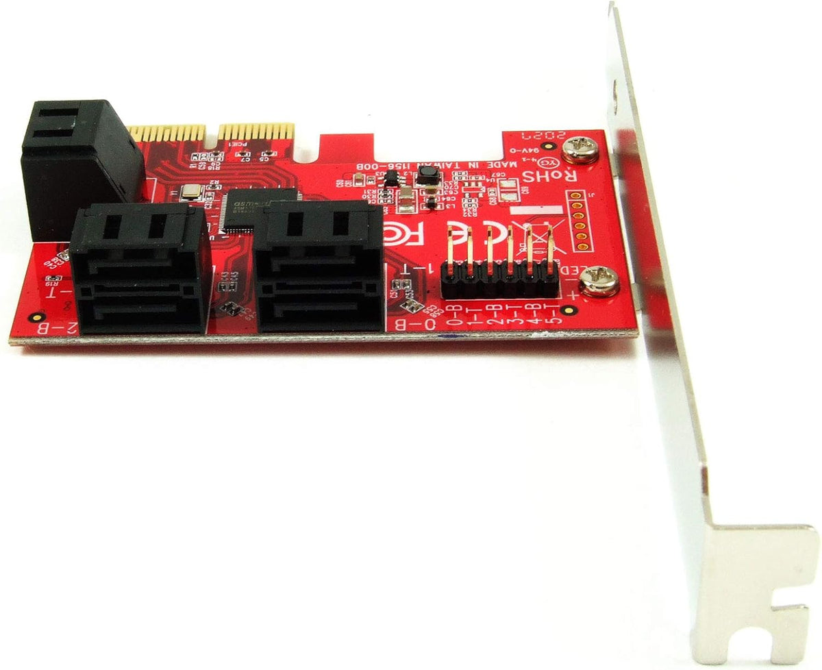 6-Port SATA PCI Express x4 Host Adapter Card L6466