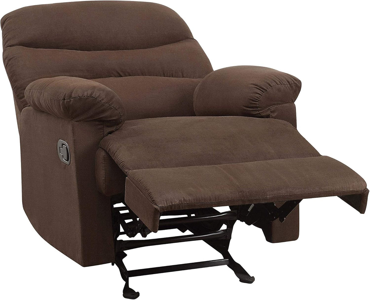 Chocolate Microfiber Recliner F320169