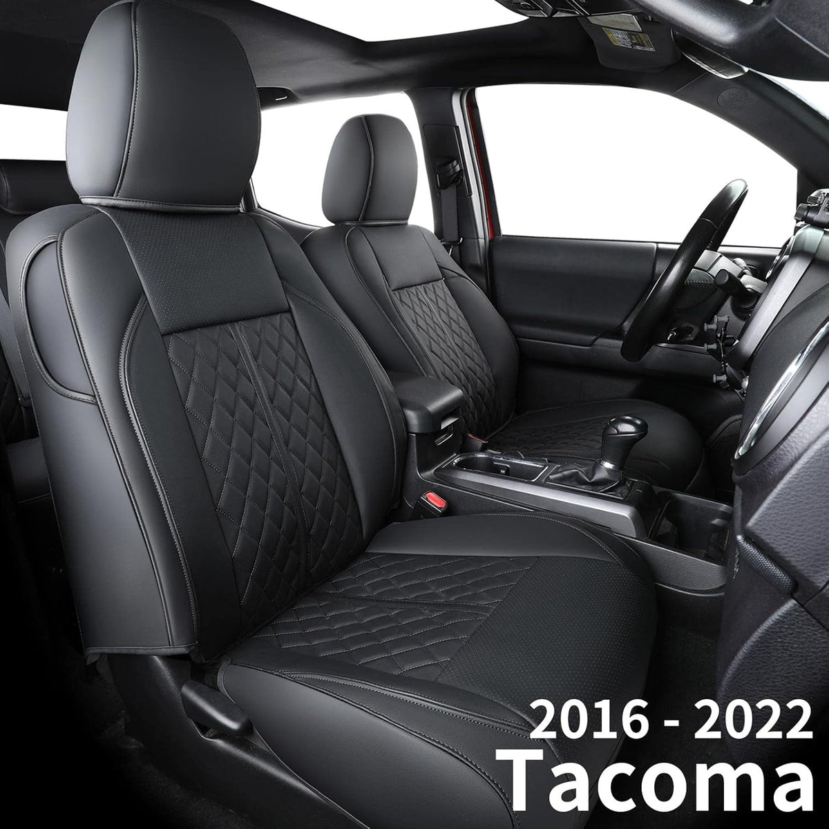 Tacoma Seat Covers Water Proof Faux Leather Full Set T27454