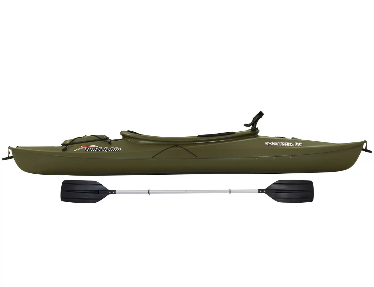10 Ft. Sit-in Fishing Kayak Olive V973104