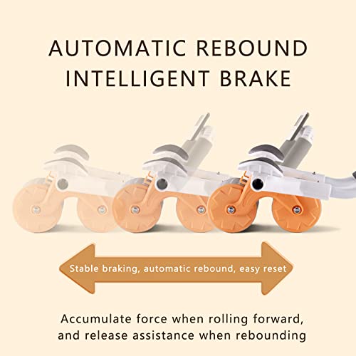 Ab Roller Wheel with Timer & Knee Mat, Elbow Support C6815