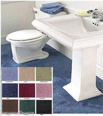 Brown Bathroom Carpet F9551