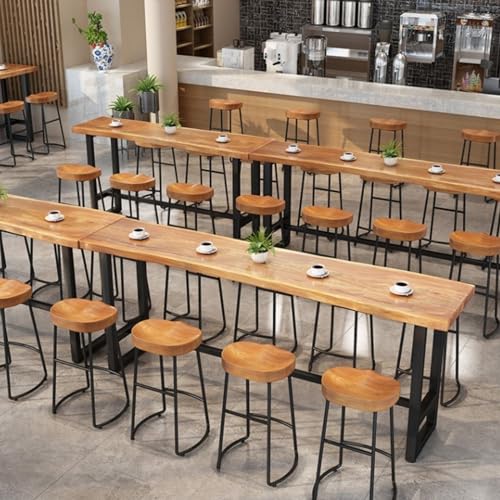 Solid Wood Bar Height Table 160cm long A215